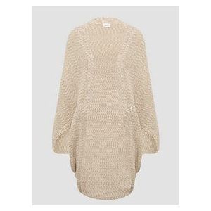 Poncho - O-Vorm - Grijs - Polyester-Katoenmix