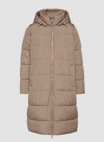 Gewatteerde Jas - Effen - Warm Gevoerd - Ritssluiting - Zakken aan de Zijkant