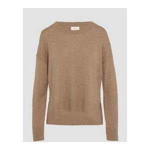s.Oliver - Trui - Lichtbruin - Knitwear - Losse Pasvorm