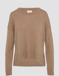 s.Oliver - Trui - Lichtbruin - Knitwear - Losse Pasvorm