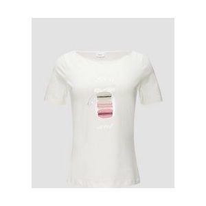 s.Oliver BLACK LABEL Shirt  ecru / lila / pink / zwart