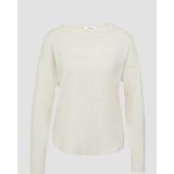 s.Oliver - Shirt - Beige - Lange Mouw - Losse Pasvorm