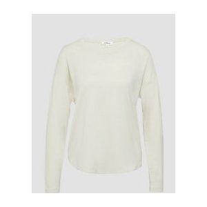 s.Oliver - Shirt - Beige - Lange Mouw - Losse Pasvorm