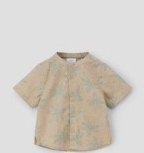 s.Oliver - Hemd - Gedessineerd - Katoen - Korte Mouwen