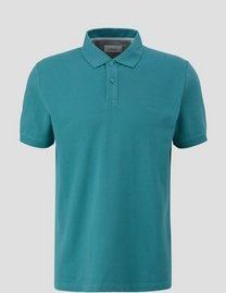 S'Oliver Men-Polo6565 BLUE GREEN