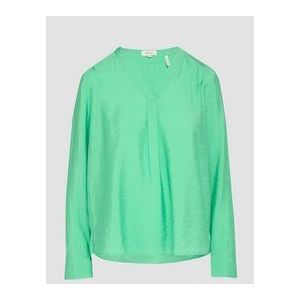s.Oliver - Blouseshirt - Lichtgroen - Viscose - Lange Mouw
