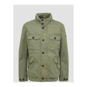 s.Oliver - Jas - Olijfgroen - Utility-stijl - Met Capuchon