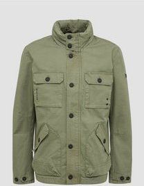 s.Oliver - Jas - Olijfgroen - Utility-stijl - Met Capuchon