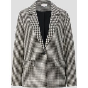 Twill blazer met viscose