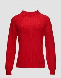 s.Oliver BLACK LABEL - Trui - Rood - Knitwear - Lange Mouw
