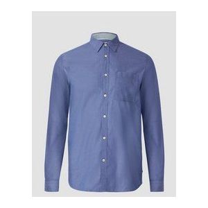 Shirt - Casual - Normale Pasvorm - Katoen - Met Button-Down Kraag