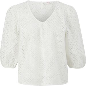 Blouse van broderie anglaise