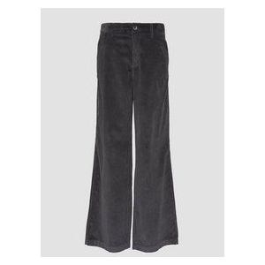 s.Oliver - Broek - Antraciet - Corduroy - Wide Leg, High Waist