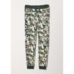 Regular: sweatbroek met abstract motief