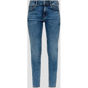Jeans met garment wash / skinny fit / mid rise / skinny leg