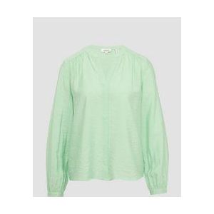 Blouse - Viscoseblend - Met Fijne Rimpels - Lange Mouwen - All-over Print