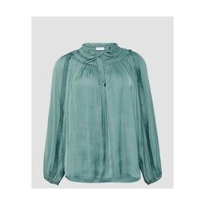 Blouse - Tunika - V-Ausschnitt - Rüschen-Details