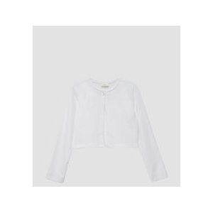 Binnenjas - Jersey Bolero - Katoenmix - Lange Mouwen - Ronde Hals