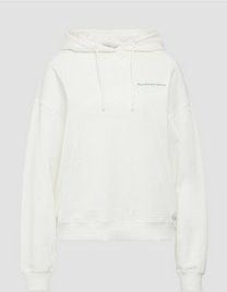 QS - Sweatshirt - Donkergroen - Capuchon met Trekkoord - Losse Pasvorm