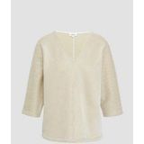 s.Oliver - T-Shirt - Gestreept - 3/4-mouwen - V-hals