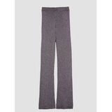 Leggings - Plum - Met Gemetalliseerde Vezels - Regular Fit