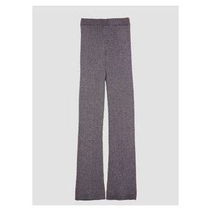 Leggings - Plum - Met Gemetalliseerde Vezels - Regular Fit