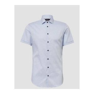 Overhemd - Katoenstretch - Korte Mouwen - Minimalistisch Patroon