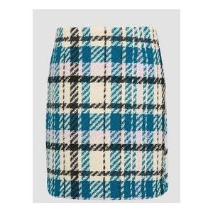 Rok - Geruite - Halflang - Normale Pasvorm - Onderrokken