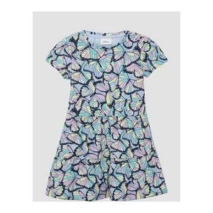 Jerseyjurken - A-lijn Jurk - Multicolor - Katoen met Stretch