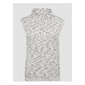 s.Oliver - Strickpullunder - Gebreide Trui - Knus - Opstaande Kraag - Gevlekt Patroon