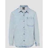 Overhemd - Denim - Effen - Lange Mouw - Regular Fit