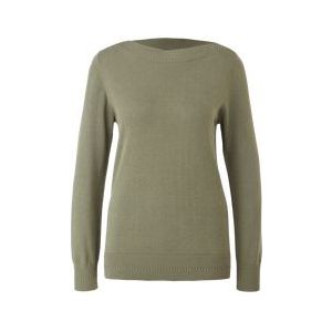 s.Oliver - Gebreide Trui - Vrouwelijk - Boothals - Lange Mouwen