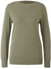 s.Oliver - Gebreide Trui - Vrouwelijk - Boothals - Lange Mouwen