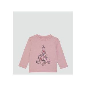 T-shirt - Longsleeve - Kerstmotief - Katoen