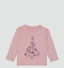 T-shirt - Longsleeve - Kerstmotief - Katoen