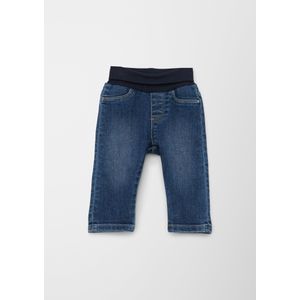 Jeans met omslagband