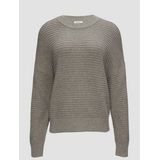 Gebreide Trui - Oversized - Zacht - Fijn Structuurpatroon - Geribde Boorden