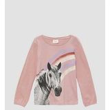 T-shirt - Lange Mouwen - 100% Katoen - Fotoprint - Losse Pasvorm