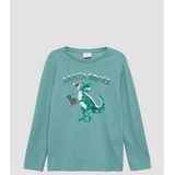 Pailletten - Longsleeve - Kerstmotief - Zwart - Katoen