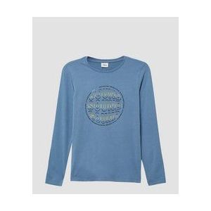 T-shirt - Katoen - Lange Mouwen - Regular Fit - Speelse Print