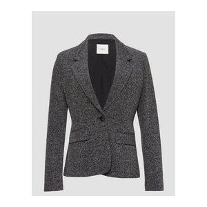 Blazer - Gestroomlijnd - Viscosemix - Visgraatmotief - Slim Fit