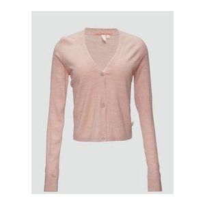 Vest - Gevlekt - Cropped - V-hals - Knoopsluiting - Normale Pasvorm