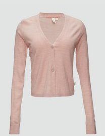 Vest - Gevlekt - Cropped - V-hals - Knoopsluiting - Normale Pasvorm