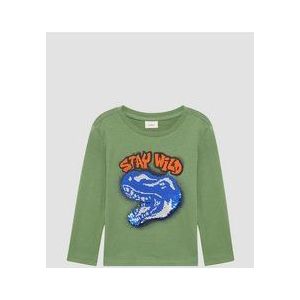 T-shirt - Lange Mouwen - 100% Katoen - Normale Pasvorm - Ronde Hals