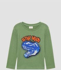 T-shirt - Lange Mouwen - 100% Katoen - Normale Pasvorm - Ronde Hals