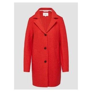 s.Oliver - Korte Jas - Rood - Wolmix - Ongevoerd