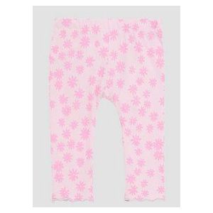 Legging - Bloemenprint - Enkellang - Slim-fit - Zacht Katoenen Jersey