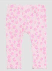 Legging - Bloemenprint - Enkellang - Slim-fit - Zacht Katoenen Jersey
