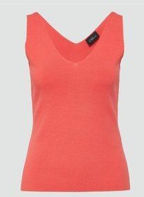 s.Oliver BLACK LABEL - Gebreide Spencer - Mouwloos - Viscosemix