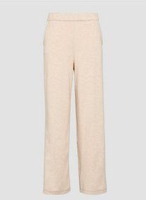 Broek - Effen - Jersey - High Waist - Wide Leg